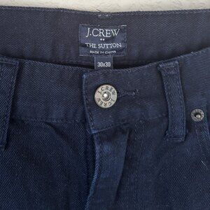 J. Crew hybrid blue jeans